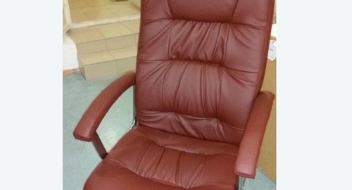 Обтяжка офисного кресла. Черногорск